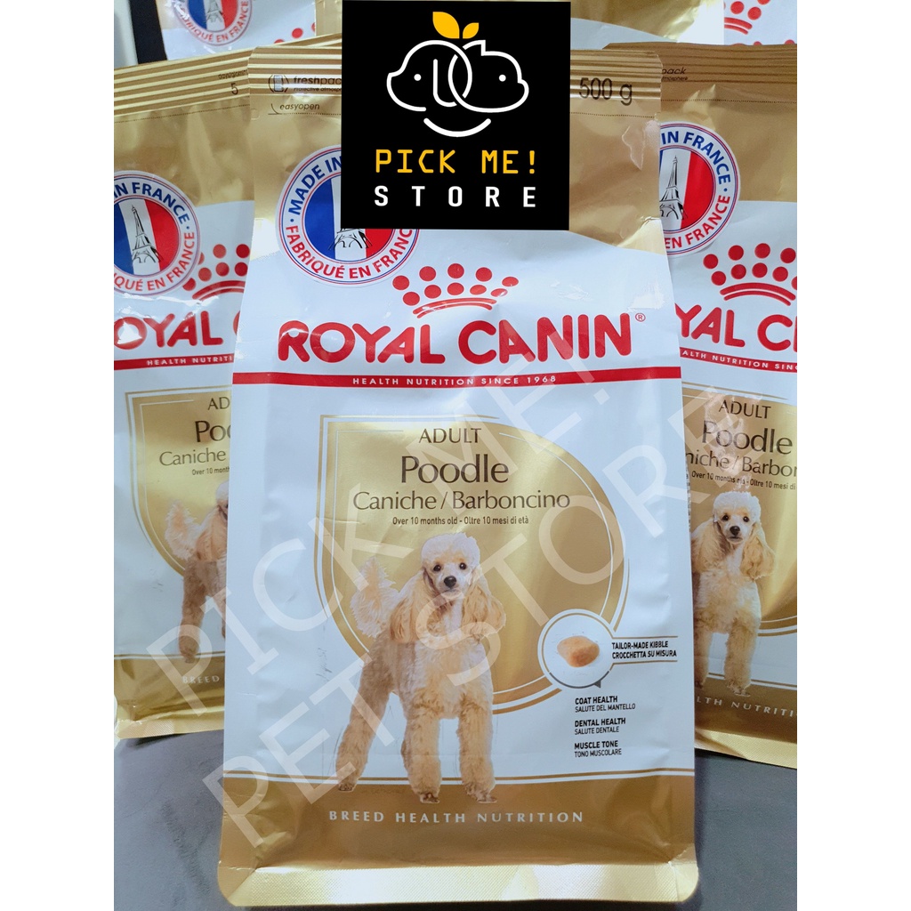 [ CHÍNH HÃNG ] Hạt Royal Canin Poodle Adult Cho Chó Poodle Trưởng Thành 500g 1.5kg