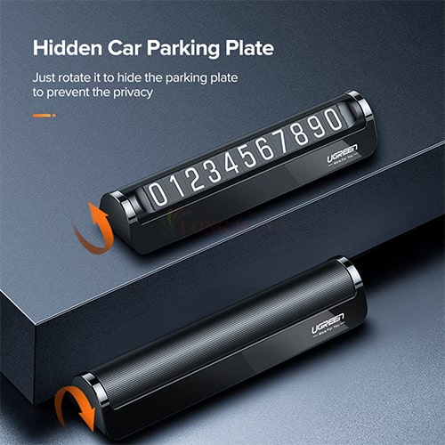 Bảng ghi số điện thoại/biển số xe ô tô Ugreen Temporary Parking Card - Hàng chính hãng - Chống oxy hoá