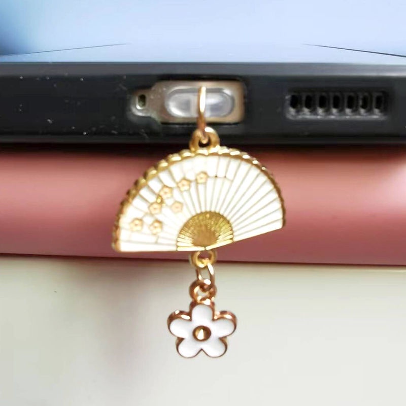 Nút Cắm Chống Bụi Gắn Cổng Sạc Điện Thoại Hình Hoa Nhỏ Xinh Xắn