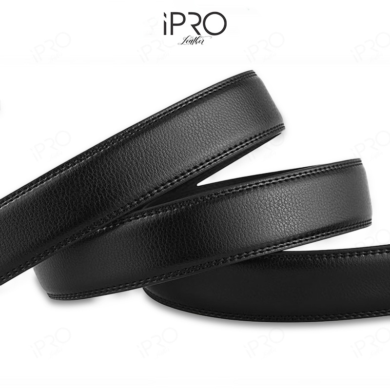 Thắt lưng nam da bò thật cao cấp hàng hiệu dây lưng nam khóa tự động IPRO TL78 ™️