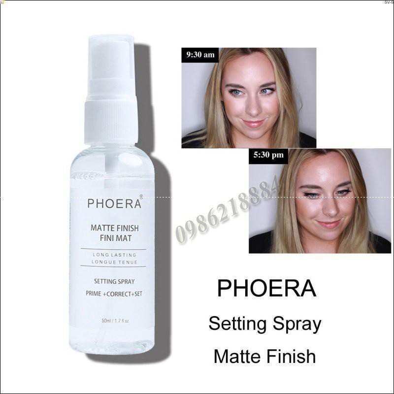 Xịt cố định lớp trang điểm PHOERA dưỡng ẩm kiềm dầu SX | BigBuy360 - bigbuy360.vn