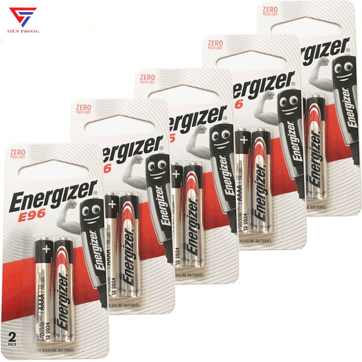 Pin AAAA (4A) Energizer E96 1.5V alkaline - Vỉ 2 viên Chính hãng