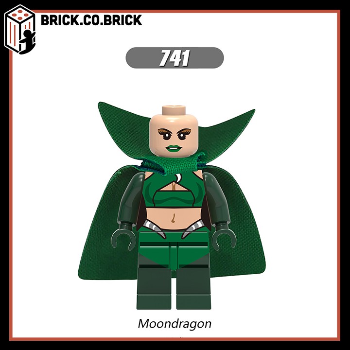 Non Lego Siêu anh hùng Thor Ranarok Đồ chơi Lắp ráp Mô hình Shang Chi Moon Dragon Super Hero Marvel &amp; DC Comics X0176