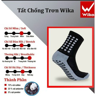 [Hàng chính hãng] Tất chống trơn Wika