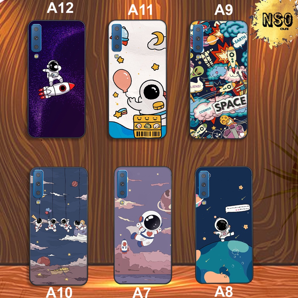 HÀNG HOT  Ốp Samsung A7 2018 In Hình Phi Hành Gia Siêu Chất