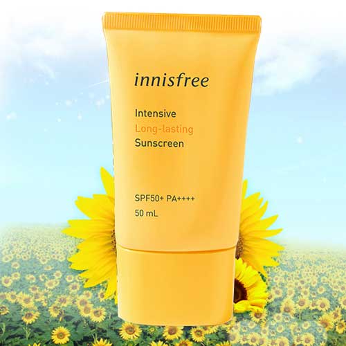 Kem Chống Nắng Innisfree Hồng và Vàng Sunscreem 50ml Có Độ Chống Nắng SPF 50+ PA - Chính Hãng