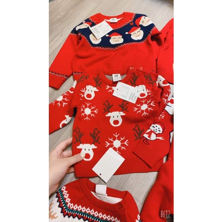 Áo len Noel cho bé