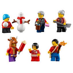 80106 Iego Chinese Traditional Festivals Story of Nian - Câu chuyện về Nian - Bộ LEGO tết 2021