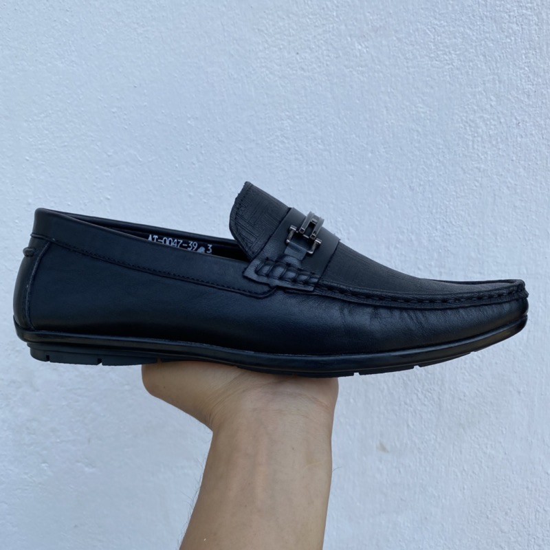 Giày lười nam giày mọi nam da bò khâu liền đế chắc chắn size 38-42 | BigBuy360 - bigbuy360.vn