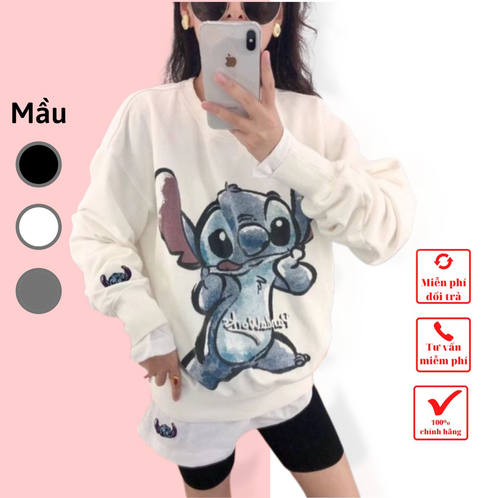 Áo sweater nỉ hoodie nữ hàng quốc đẹp form rộng giá rẻ cute ấm áp G072 | BigBuy360 - bigbuy360.vn