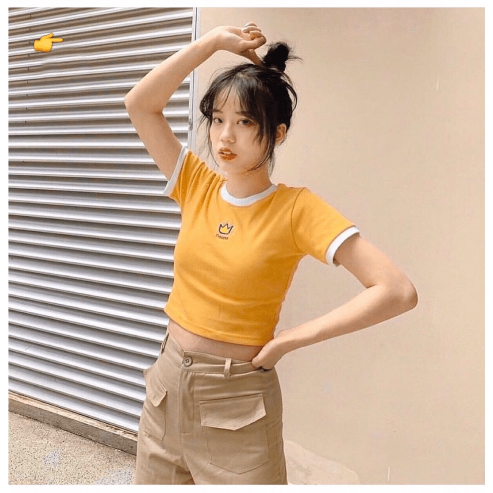 (HCM) ÁO KIỂU NỮ CROPTOP SIÊU XINH THỜI TRANG HÀN QUỐC TIỂU THƯ CHO CÁC CHỊ KME FASHION