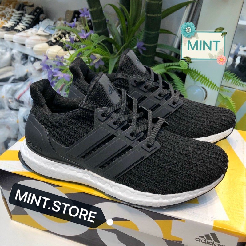 (Video cận cảnh) Giày Sneaker Ultra boost 4.0 Đen Trắng