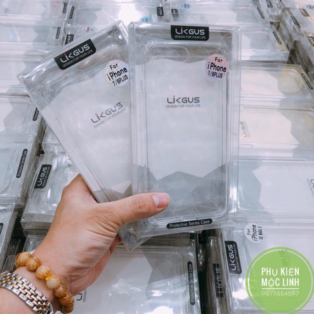 ☘️ Đã có Iphone 11 Pro Max ☘️  chống sốc lưng cứng cao cấp hiệu Likgus trong suốt xs max x 8plus 7plus | BigBuy360 - bigbuy360.vn