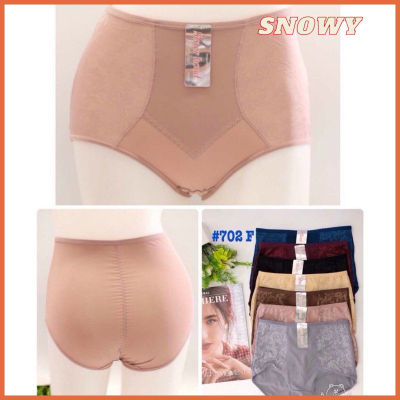 Quần Lót Bigsize Thái Lan 702 Lưng Cao, Thun Lạnh