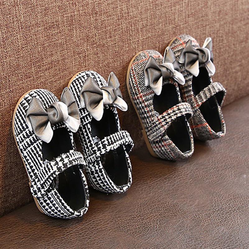 Giày búp bê đính nơ xinh xắn dành cho bé gái