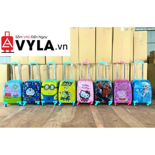 VALI KÉO DU LỊCH trẻ em in 2 mặt (đủ mẫu) sẵn hàng cao cấp CAO CẤP được chọn mẫu