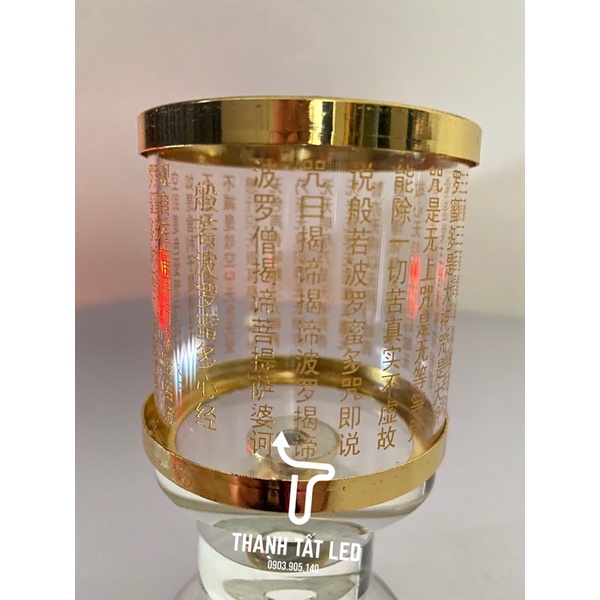 ✨ CHÂN NẾN THỦY TINH TRỤ
