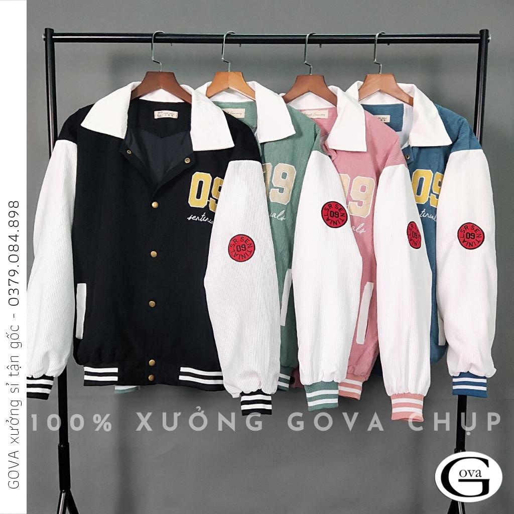 Áo Khoác Sơ Mi Nhung Gân Tăm SENTINIALRS 09 Form Rộng Ulzzang, Áo Khoác Nhung Nam Nữ Cực Đẹp GOVA