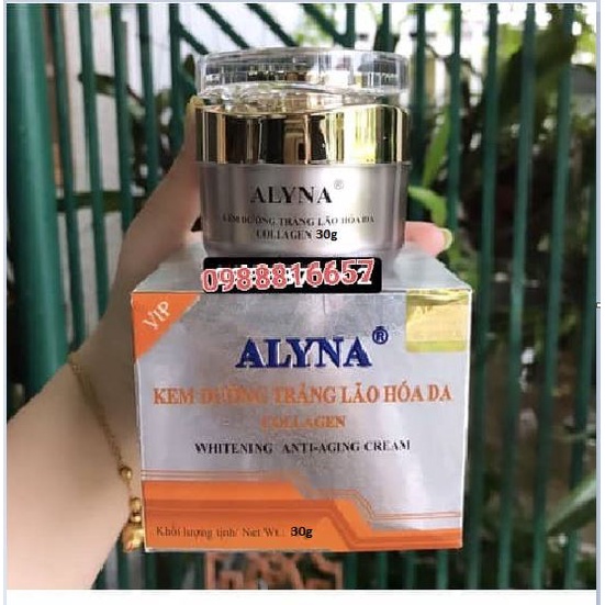 KEM ALYNA DƯỠNG TRẮNG, GIẢM LÃO HÓA DA 30G