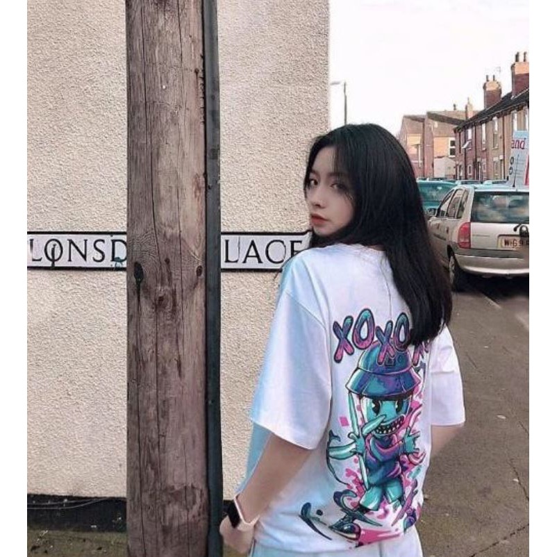 ÁO THUN, ÁO PHÔNG TAY LỠ UNISEX FORM RỘNG OVERSIZE XO NOW SG M133