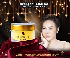 Hương Thị Platinum - Mặt nạ ngủ tinh chất vàng 24K Gold Sleeping Mask