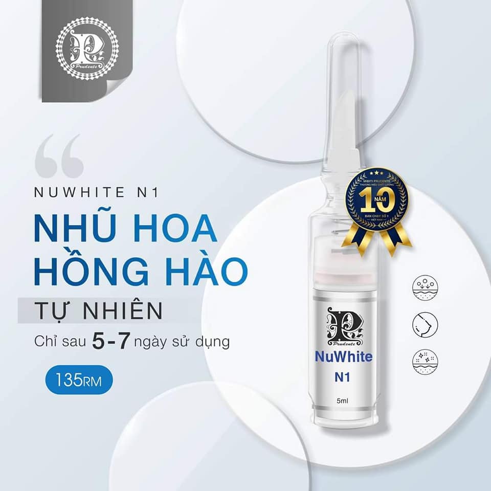 Kem Làm Hồng Nhũ Hoa Nuwhite N1 Mibiti Prudente Professional 5ml