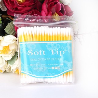 Tăm bông Soft Tip trẻ em Poly Bag 100