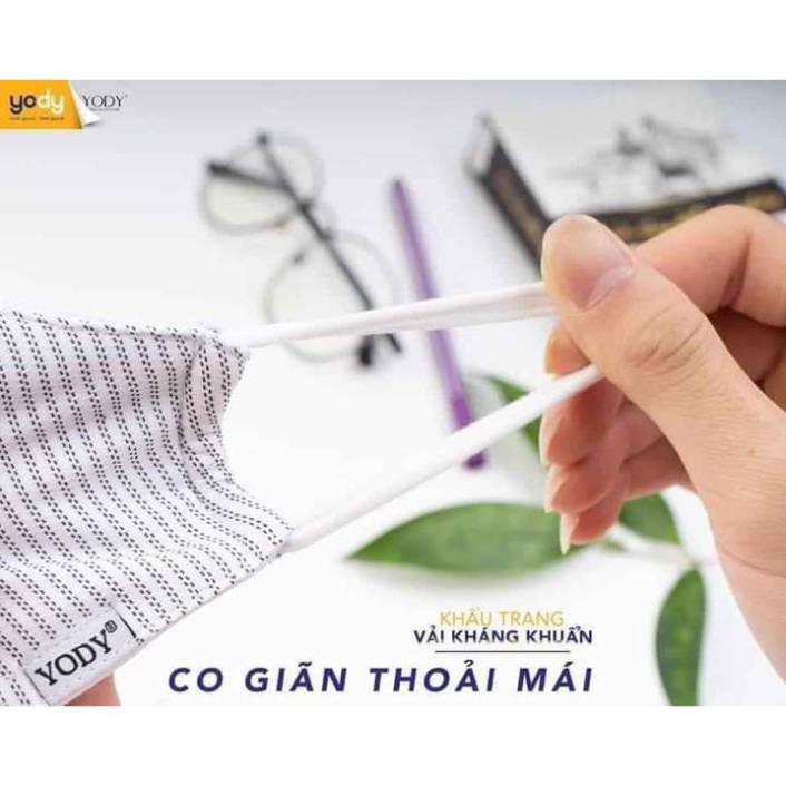 Khẩu trang Nano ion Bạc YODY - Kháng Bụi, Kháng Khuẩn, Thấm Hút, Thấm hút , Khử Mùi (Màu Ngẫu Nhiên) - Mã: KTR3001