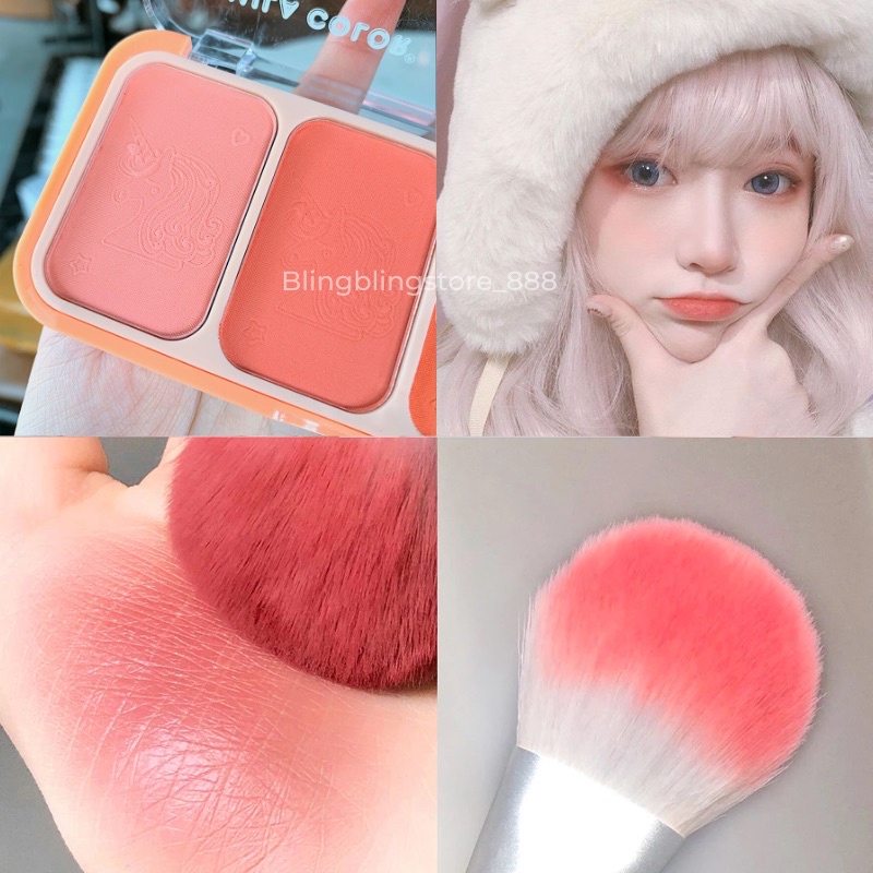Bảng Phấn Má Phấn Mắt 4 Ô Trang Điểm Makeup Cá Nhân Unicorn - Mila Color | BigBuy360 - bigbuy360.vn