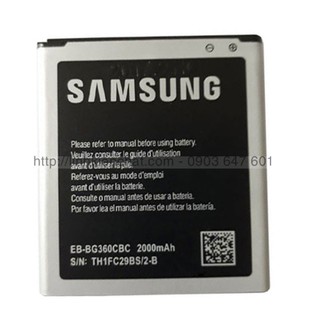 Pin xịn samsung galaxy j2, core prime g360 2000mah - bảo hành 6 tháng