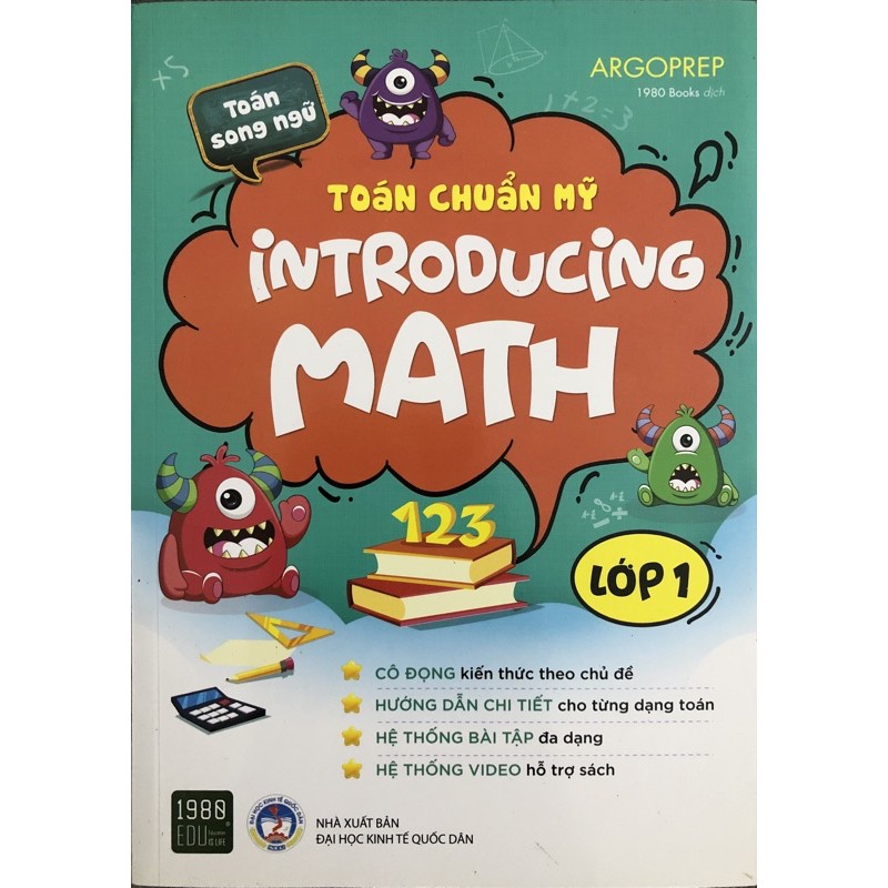 Sách - Toán Chuẩn Mỹ - Introducing Math - Lớp 1