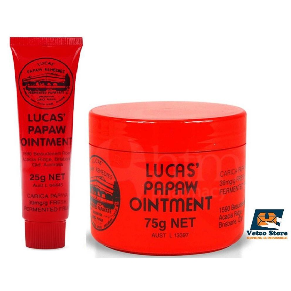 Lucas' Papaw ointment - Kem Dưỡng Da Đa Công Dụng Hộp 75g