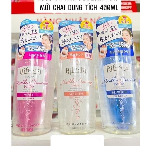 Nước Tẩy Trang Bifesta nhật bản 400ml