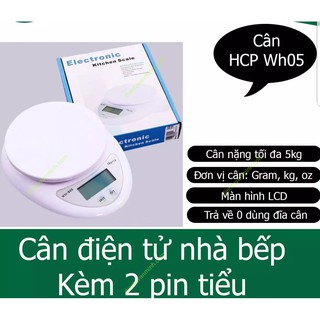 Cân điện tử Electronic Kitchen B05 5kg,Cân điện tử tiểu ly 5kg, sử dụng trong nhà bếp