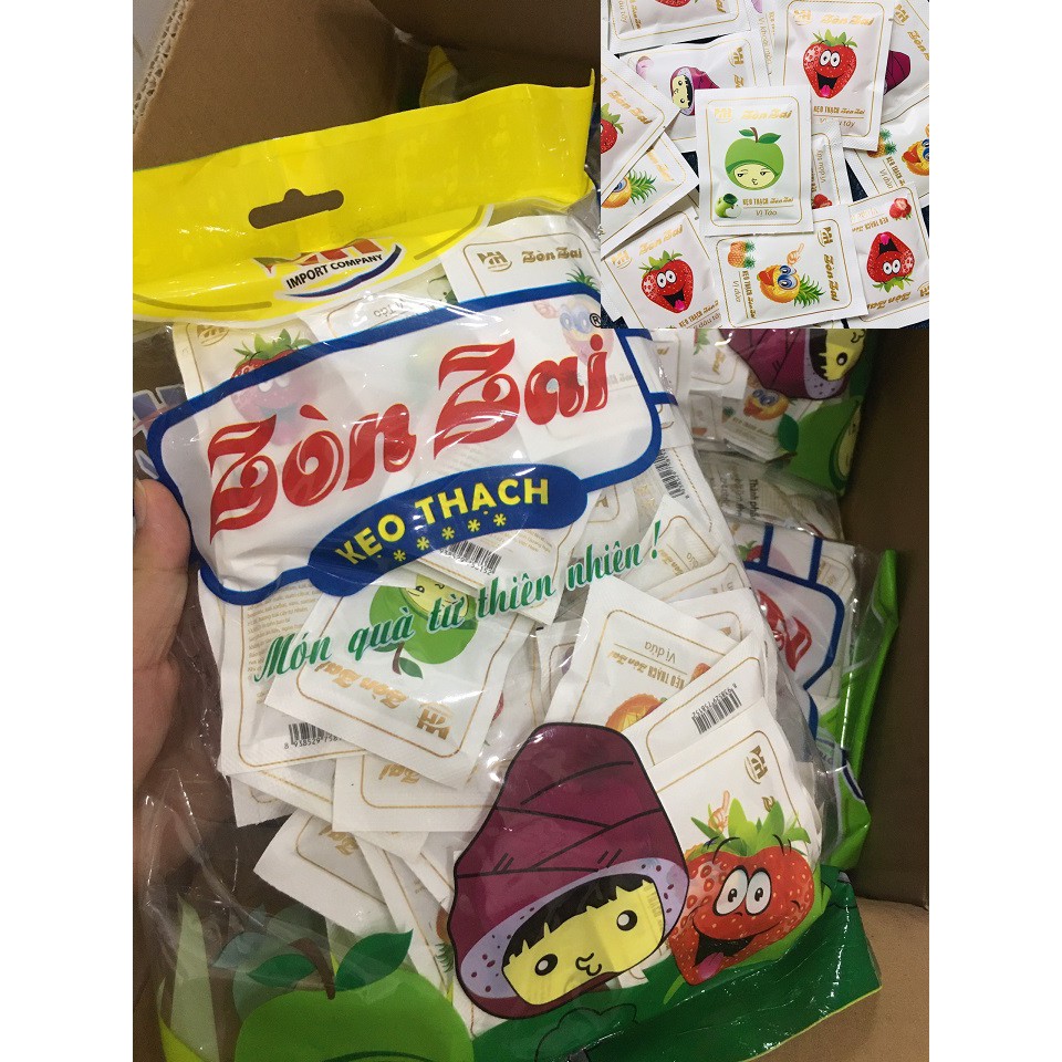 THẠCH RAU CÂU ZÒN ZAI 🍓🍍 400GR/1KG vttelecoms