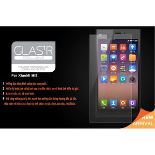 Dán kính cường lực cho xiaomi Mi3