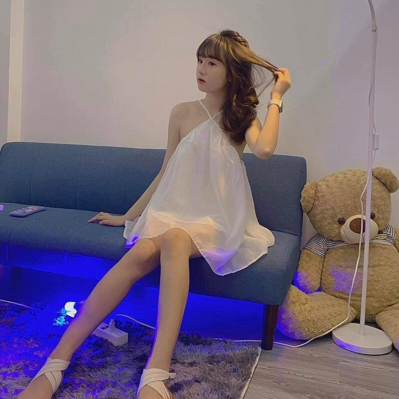 Áo yếm voan kính H3741