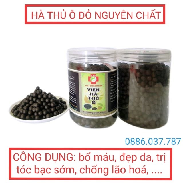 {GIÁ SỐC} Hà thủ ô trị tóc bạc sớm, làm từ bột hà thủ ô đỏ nguyên chất 500gr