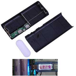 [TESTED] Box sạc dự phòng 5 cell pin, 2 cổng sạc 5v/1.75A, có lò xo - Chưa gồm pin