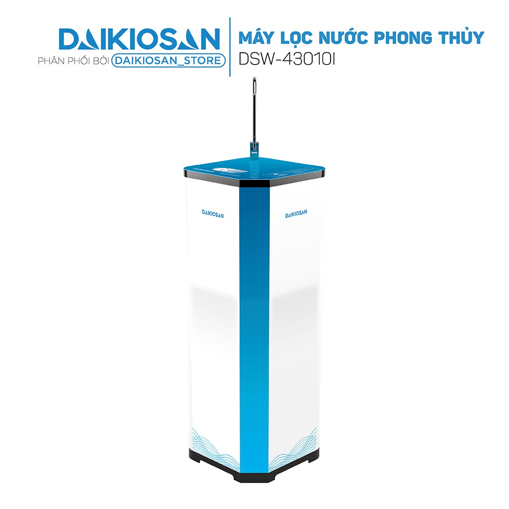 Máy lọc nước tinh khiết thiết kế phong thủy Daikiosan DSW-43010I - Màng RO Dow Aqualast nhập khẩu Mỹ - Miễn phí lắp đặt