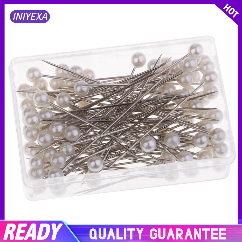 Set 100 Kim Ghim Đính Ngọc Trai Dùng Trang Trí Bó Hoa Cưới