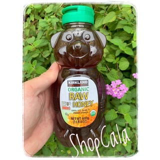 Mật ong hữu cơ Kirkland Signature Organic Raw Honey Bear 680gr