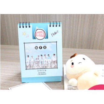 LỊCH 2018 ĐỂ BÀN BTS HELLO