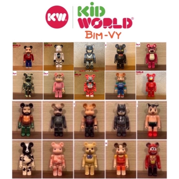 Chú gấu &quot;bụng phệ&quot; Bearbrick 100%, SF Series. MS: 01.