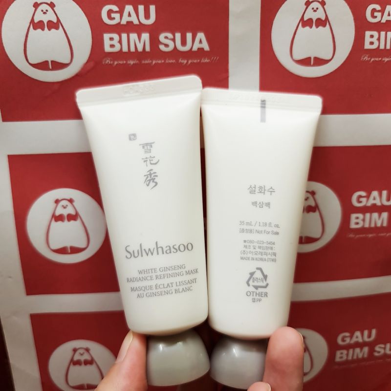 Mặt nạ tẩy tế bào chết bạch sâm Sulwhasoo White Ginseng Radiance Refining Mask