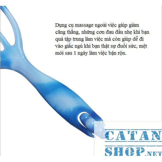 Dụng cụ massage đầu thư giãn xã stress siêu thích, Cây mát xa da đầu cầm tay tiện dụng, đa năng-GD470-Massage-Dau