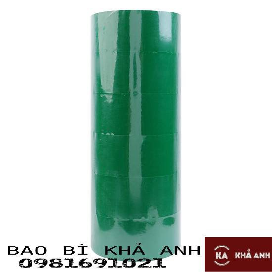 BĂNG KEO FULL MÀU  FREE SHIP  đóng gói ,dán thùng SIÊU DÍNH 5F ( MÀU NGẪU NHIÊN)  - 1 Cây 6 cuộn 5F - Bao Bì Khả Anh