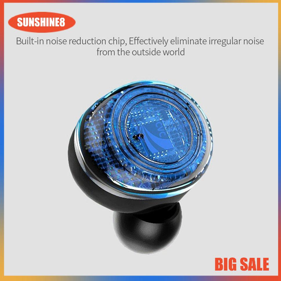 【SUN】Tai nghe không dây Mini In-Ear Wireless Touch Control Sport Stereo Bass Earphone
