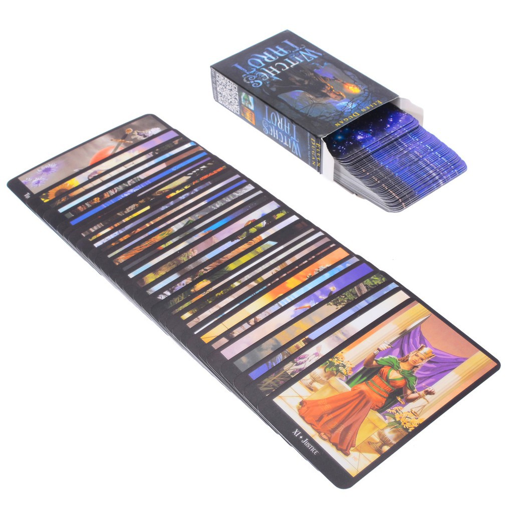 [Mã LIFE0503TOYS1 giảm 10% đơn 150k] Bộ bài Witches Tarot M10 +Tặng File Hướng Dẫn và Khăn