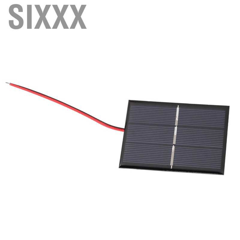 Sixxx Solar Panel 1.5V 0.65W Polycrystalline Cell Charger DIY Power Module Battery